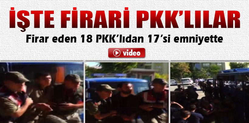 İşte Bingöl M Tipi Kapalı Cezaevi'nden firar eden PKK'lılar