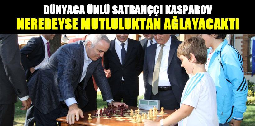 Kasparov, ‘Çocukların santranca ilgisi beni mutluluktan ağlatacak'