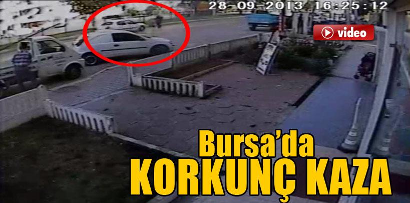 Mudanya-Bursa karayolunda korkunç kaza kameraya yansıdı