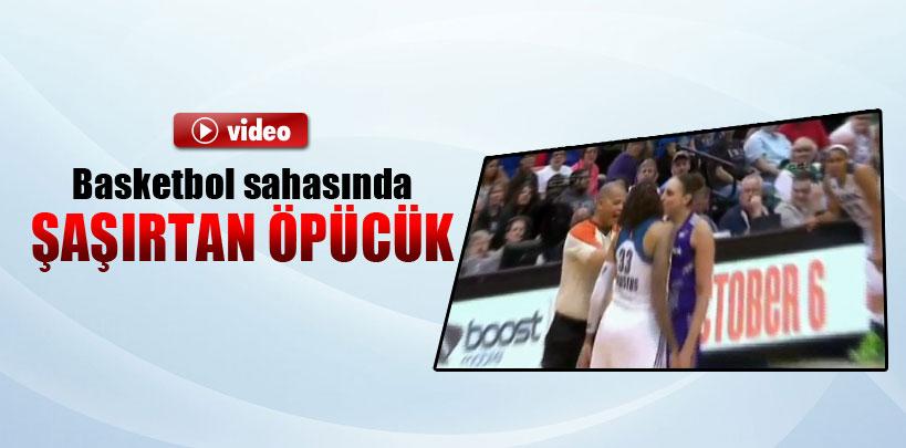 Diana Taurasi'den rakibine şaşırtan öpücük