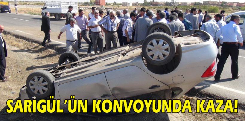 Mustafa Sarıgül'ün konvoyunda bir araç takla attı, 2 yaralı