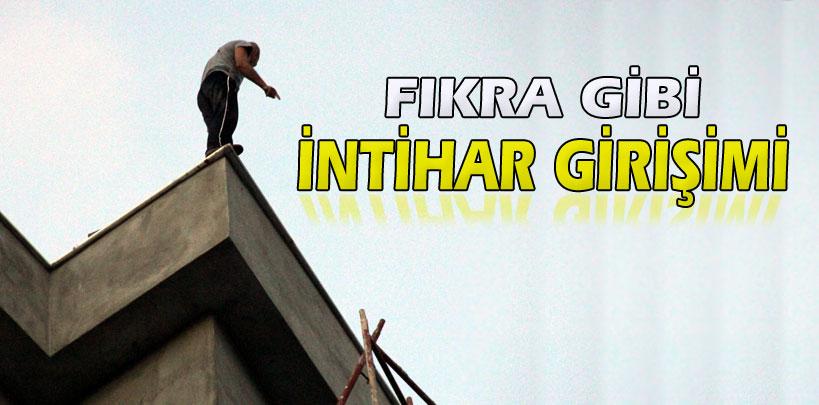 Bursa'da fıkra gibi intihar girişimi