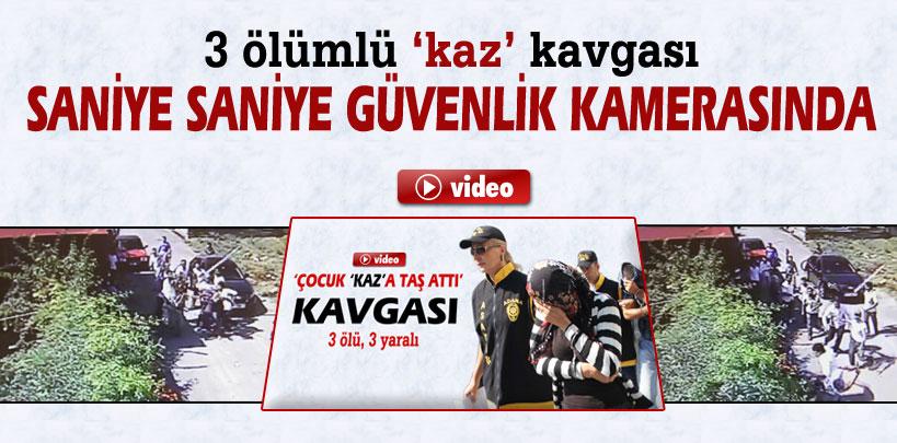 Adana'daki 3 ölümlü 'kaz' kavgası güvenlik kamerasında