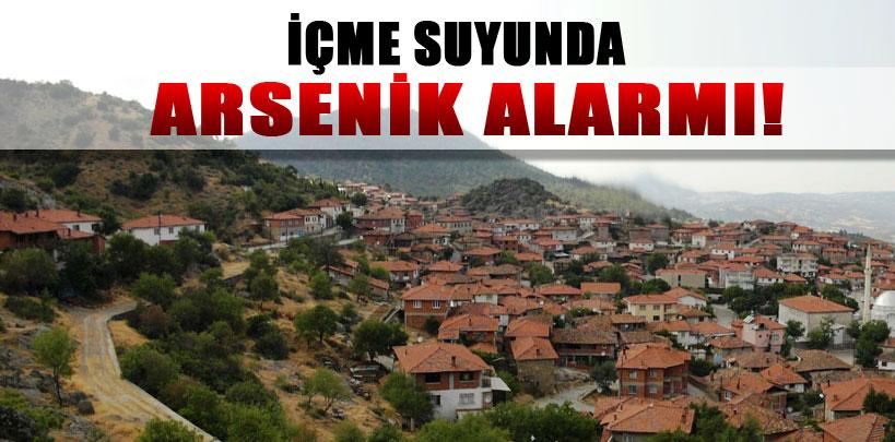 Gördes'te arsenik alarmı