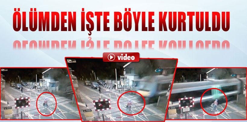 Ölümden işte böyle kurtuldu