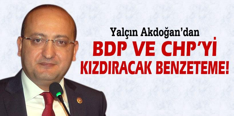 Yalçın Akdoğan, 'BDP, bölgenin CHP'si gibi'