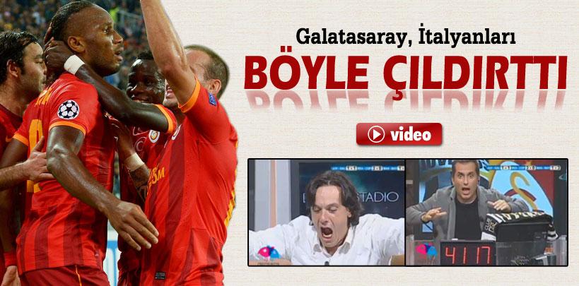 Galatasaray, İtalyanları böyle çıldırttı