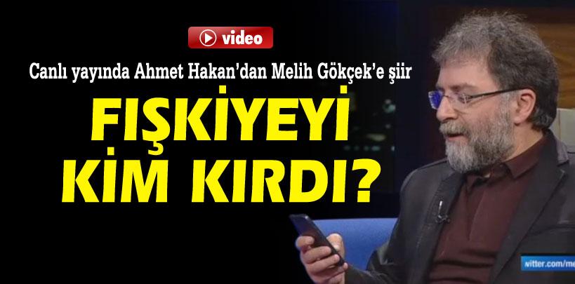 Ahmet Hakan'dan Melih Gökçek'e şiir