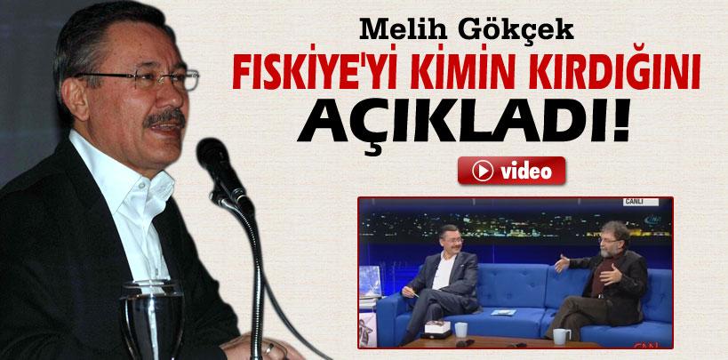 Melih Gökçek fıskiye sorusunun cevabını verdi