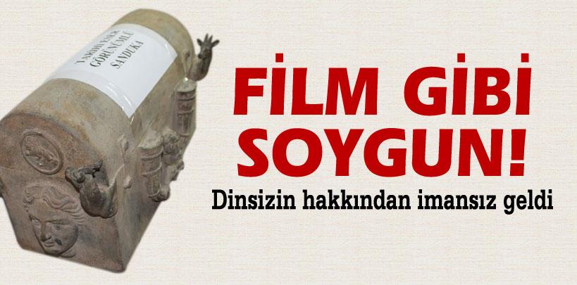 Konya'da sahte sanduka için film gibi soygun