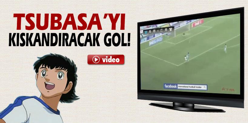 Tsubasa'yı bile kıskandıracak gol