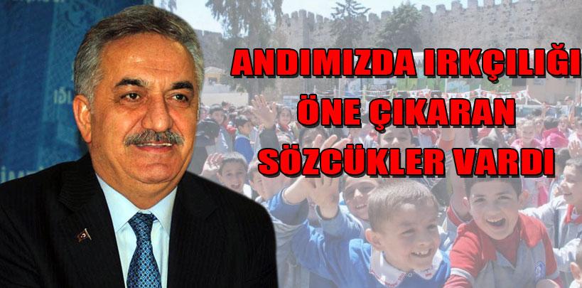 Yazıcı,‘Öğrenci andında ırkçılığı öne çıkaran sözcükler vardı'