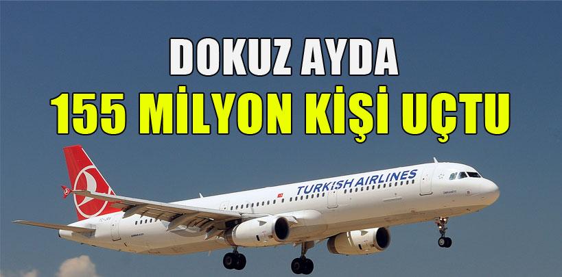 2013'ün ilk 9 ayında 115 milyon yolcu uçtu