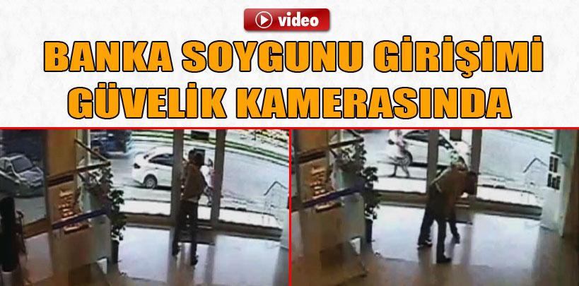 Kredi kartı borcu yüzünden bankayı böyle soymaya çalıştı