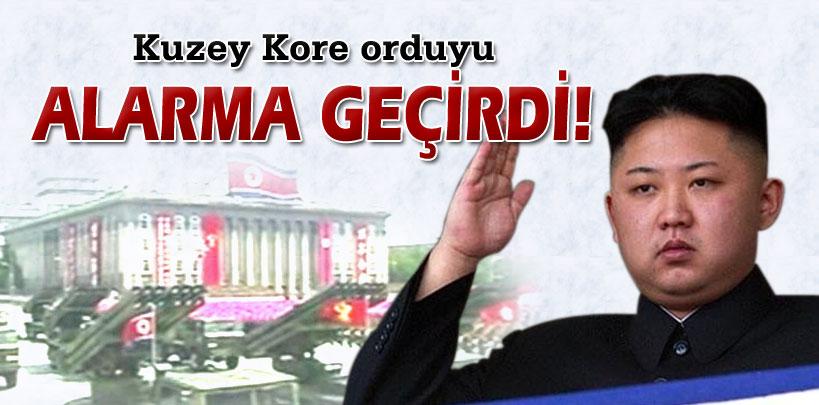 Kuzey Kore orduyu alarma geçirdi