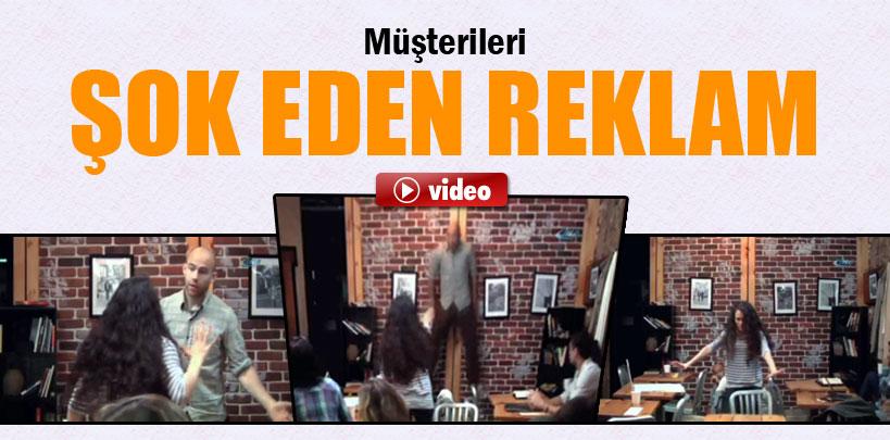 Müşterileri şok eden reklam