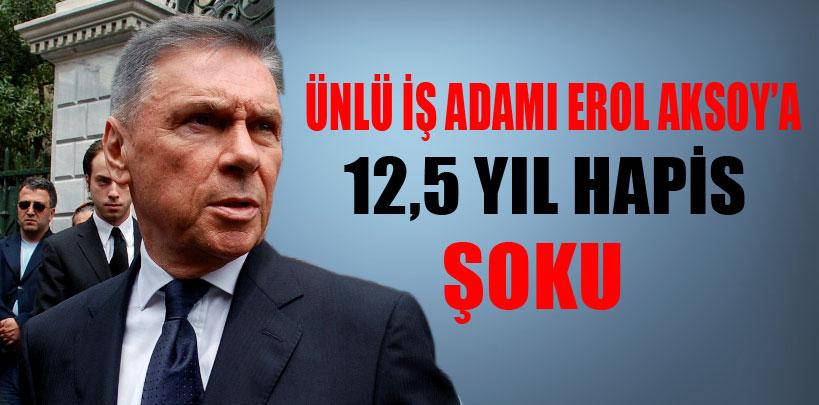 Ünlü iş adamı Erol Aksoy'a 12,5 yıl hapis