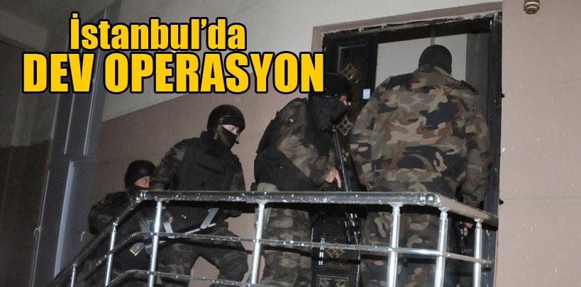 İstanbul'da dev narkotik operasyonu