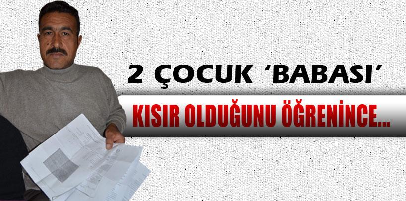 Manisa'da 2 çocuk babası bir vatandaş kısır olduğunu öğrenince