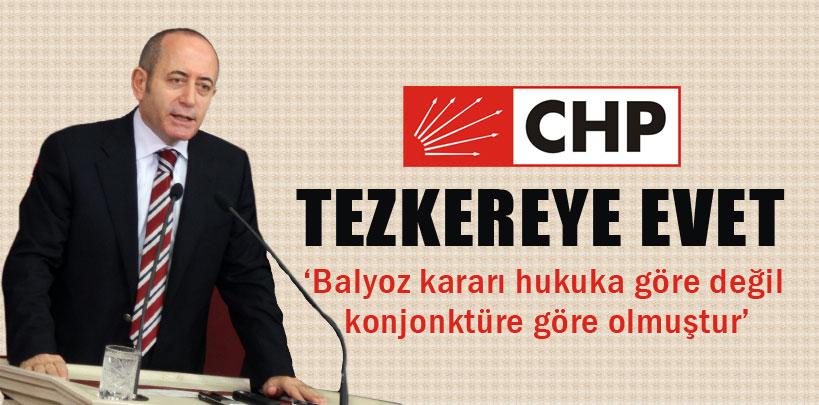 CHP'den Irak Tezkeresi'ne  'Evet'  kararı çıktı