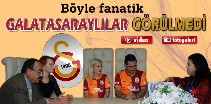 Böyle fanatik Galatasaraylılar görülmedi