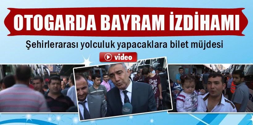 Otogarlarda bayram izdihamı