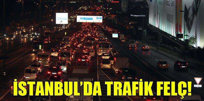 Bayram yolculuğu İstanbul trafiğini felç etti