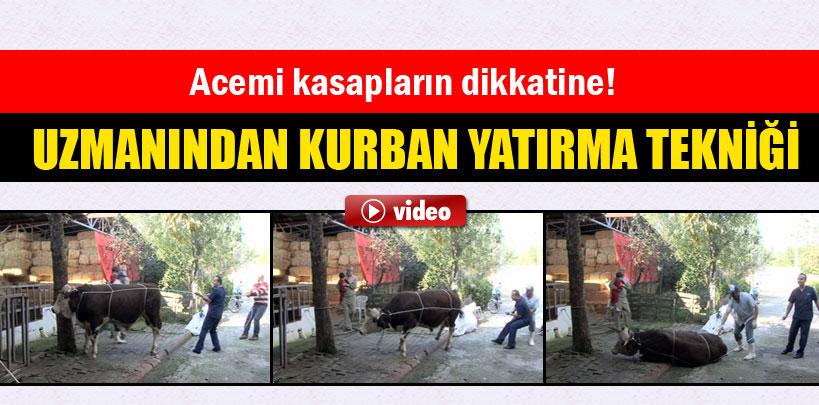 Uzmanından uygulamalı kurban yatırma tekniği