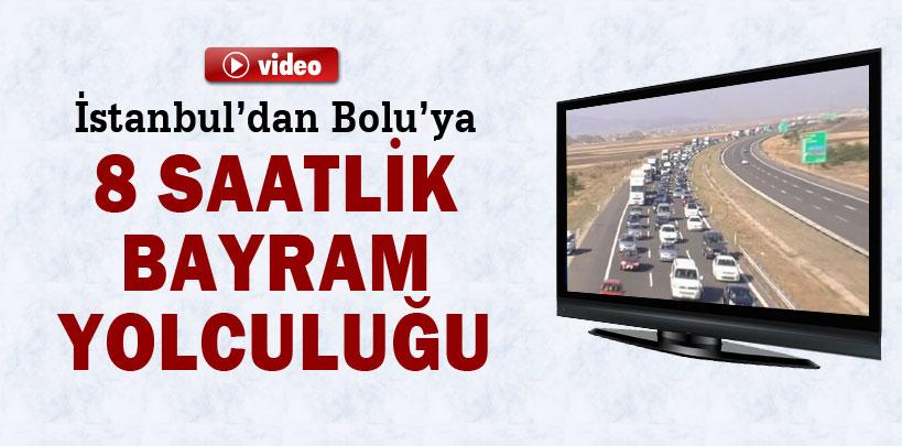 Bayram trafiği Bolu'da çileye dönüştü