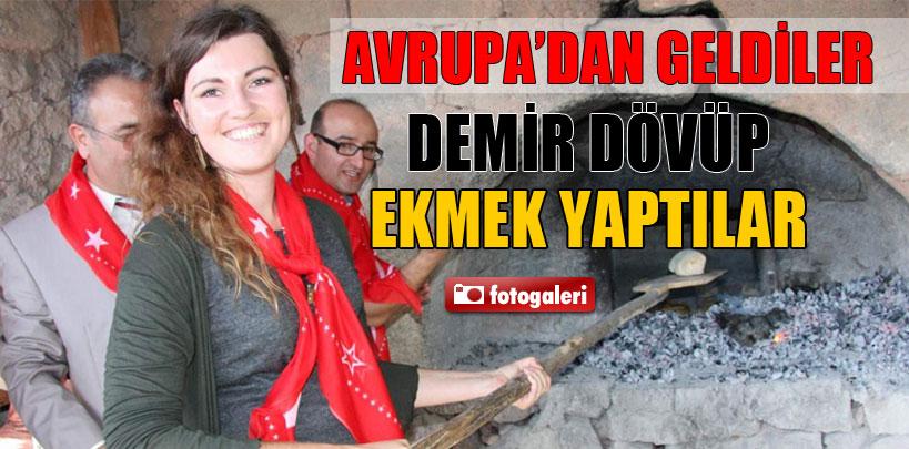 Avrupa'dan geldiler, at nallayıp demir dövdüler