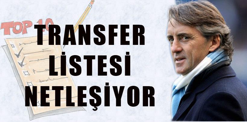 Mancini'nin transfer listesi netleşiyor