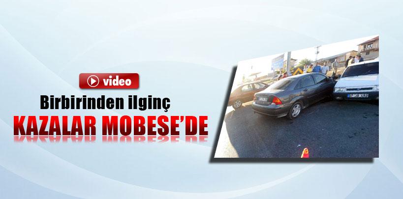 Trafik kazaları MOBESE'de