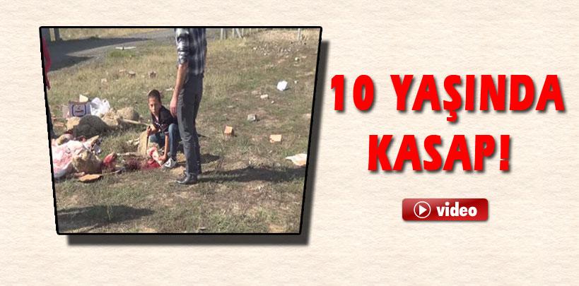 Tekirdağ'da 10 yaşında kasap