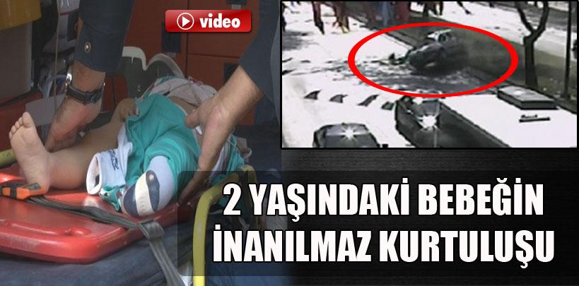 İstanbul'da 2 yaşındaki bebek ve genç kız takla atan araçtan fırladı