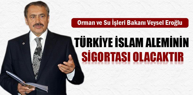 Eroğlu, ‘Türkiye ayağa kalkacak ve İslam aleminin sigortası olacaktır'