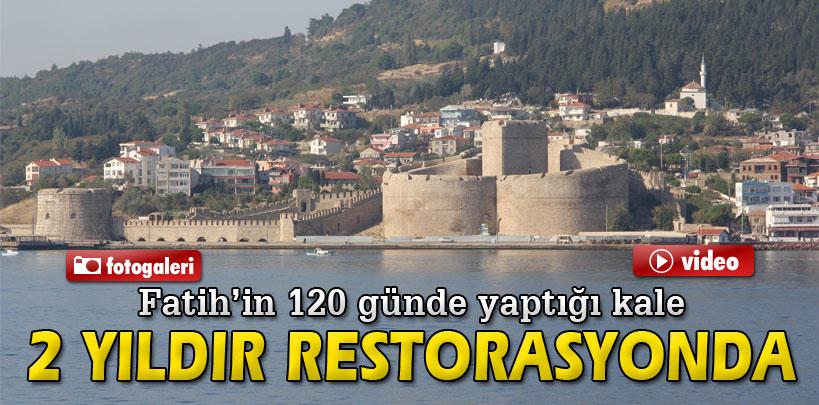 Fatih'in 120 günde yaptığı kale 2 yıldır restorasyonda