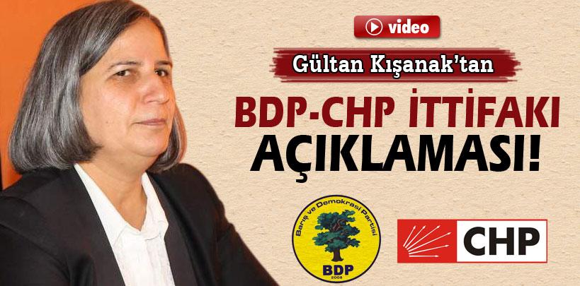 Gültan Kışanak'tan BDP-CHP ittifakı açıklaması