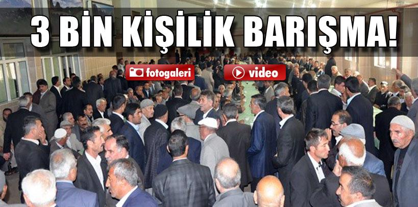 Ağrı'da, kan davası 3 bin kişinin katılımıyla barışla sonuçlandı