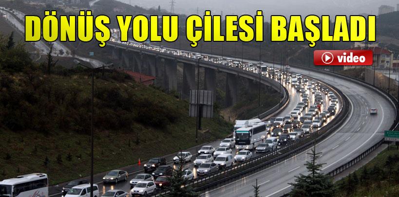 Dönüş yolu çilesi başladı