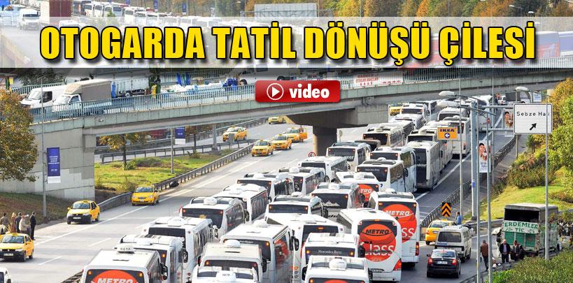 Otogarda tatil dönüşü yoğunluğu