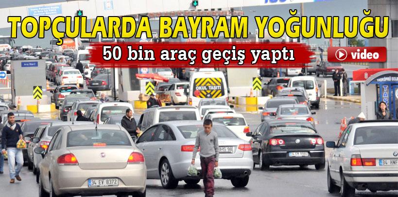 Topçularda bayram yoğunluğu