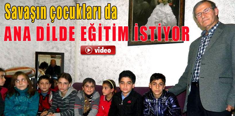 Savaşın çocukları da anadilde eğitim istiyor