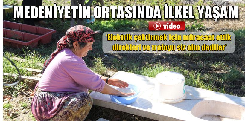 Çanakkale'de, medeniyetin ortasında ilkel yaşam