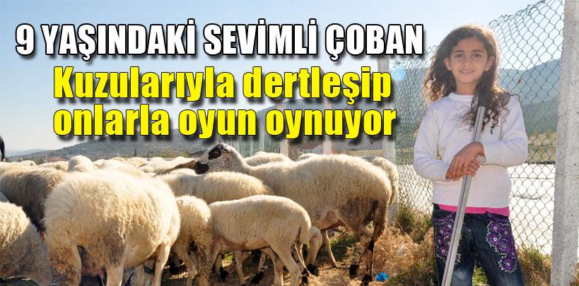 İzmir'de Dilara Gorti, 9 yaşında çobanlık yapıyor