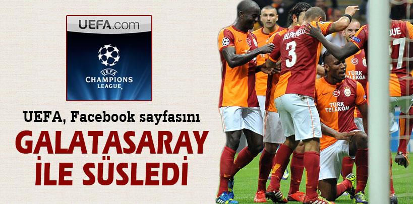 UEFA, Facebook sayfasını Galatasaray ile süsledi