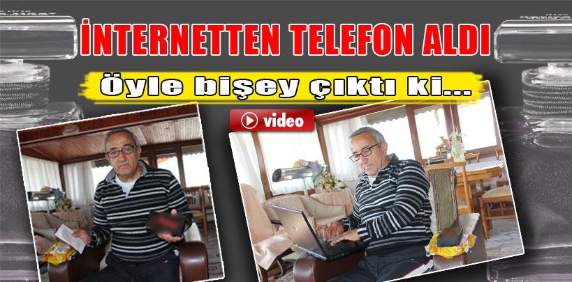 İnternetten telefon aldı, parfüm çıktı...