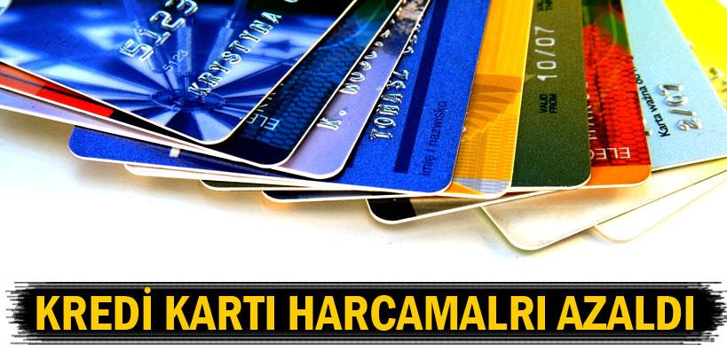 Kredi kartı harcamaları azaldı