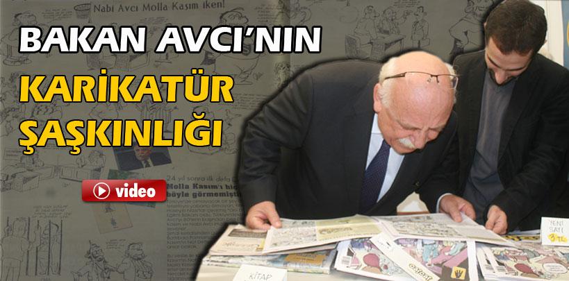 Bakan Avcı'nın karikatür şaşkınlığı