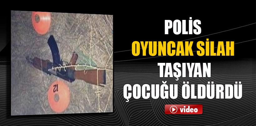 Amerikalı polis oyuncak silah taşıyan çocuğu vurdu