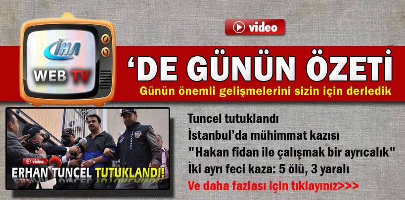 24 Ekim 2013 İHA WEB TV'de günün özeti